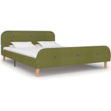 VidaXL Bedframe Stof Groen 140x200 cm