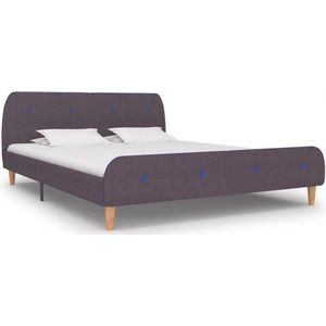 VidaXL Bedframe Stof Taupe 160x200 cm