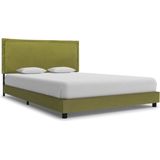 VidaXL Bedframe Stof Groen 140x200 cm