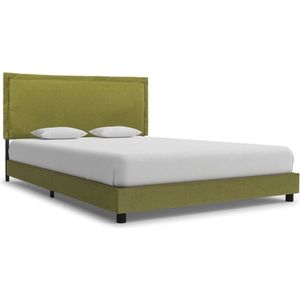 VidaXL Bedframe Stof Groen 140x200 cm