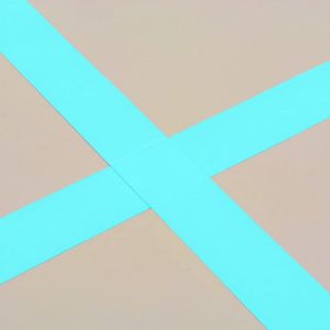 vidaXL - Gymnastiekmat - met - pomp - opblaasbaar - 600x100x10 - cm - PVC - groen