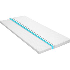 VidaXL Topmatras Ei-Profiel 6 cm Koudschuim 90x200 cm