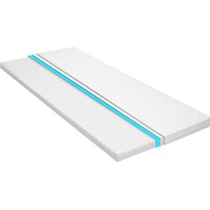 VidaXL Topmatras Ei-Profiel 6 cm Koudschuim 100x200 cm