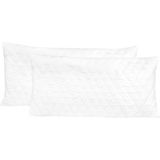 vidaXL Kussens - 2 Stuks - Traagschuim - Drukverlichtend - Nekondersteunend