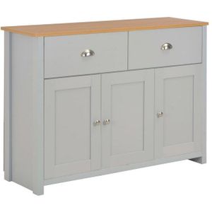 vidaXL Sideboard Grau 112x35x81 cm