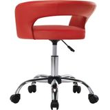 VidaXL Eetkamerstoelen 2 st. Kunstleer Rood