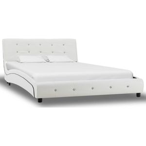 vidaXL-Bedframe-kunstleer-wit-120x200-cm