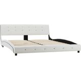 vidaXL-Bedframe-kunstleer-wit-160x200-cm