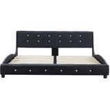 vidaXL-Bedframe-kunstleer-zwart-160x200-cm