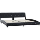 VidaXL Bedframe Kunstleer Zwart 180x200 cm