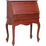 vidaXL Secretaire 78x42x103 cm massief mahoniehout bruin