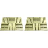 VidaXL-12-st-Terrastegels-50x50-cm-hout-groen