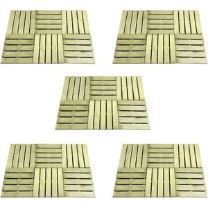 VidaXL-30-st-Terrastegels-50x50-cm-hout-groen