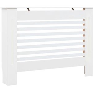 VidaXL Radiatorombouw 112x19x81.5 cm MDF Wit