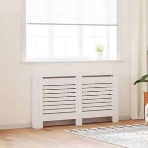 vidaXL Radiatorombouw 152x19x81.5 cm MDF wit