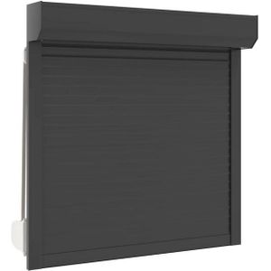 vidaXL Rollladen Aluminium 100x100 cm Anthrazit
