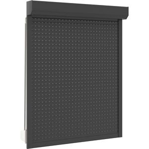 vidaXL - Rolluik - 120x150 - cm - aluminium - antracietkleurig