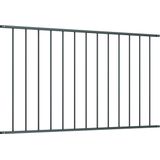 vidaXL Zaunfeld Pulverbeschichteter Stahl 1,7x1m Anthrazit