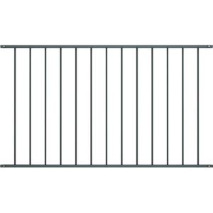 vidaXL - Hekpaneel - 1,7x1,25 - m - gepoedercoat - staal - antraciet