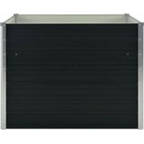 Hochbeet Anthrazit 100 x 100 x 77 cm Verzinkter Stahl Vidaxl