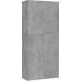 vidaXL-Opbergkast-80x35,5x180-cm-spaanplaat-betongrijs