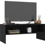VidaXL TV-meubel 100x40x40 cm Bewerkt Hout Zwart