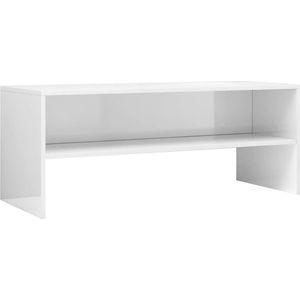 vidaXL-Tv-meubel-100x40x40-cm-bewerkt-hout-hoogglans-wit