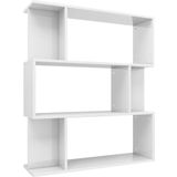 VidaXL-Boekenkast/Kamerscherm-80x24x96-cm-hoogglans-wit