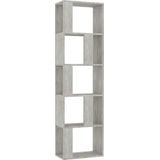 vidaXL-Boekenkast/kamerscherm-45x24x159-cm-bewerkt-hout-betongrijs