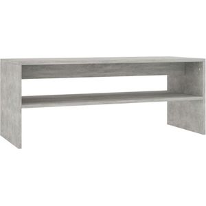 vidaXL-Salontafel-100x40x40-cm-bewerkt-hout-betongrijs