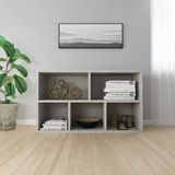 vidaXL-Boekenkast/dressoir-50x25x80-cm-spaanplaat-betongrijs