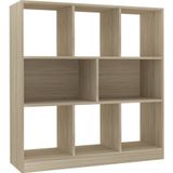 vidaXL-Boekenkast-97,5x29,5x100-cm-bewerkt-hout-sonoma-eikenkleurig