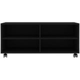 vidaXL-Tv-meubel-met-wieltjes-90x35x35-cm-bewerkt-hout-zwart