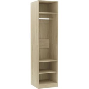 Kleiderschrank Sonoma-Eiche 50x50x200 cm Holzwerkstoff Vidaxl