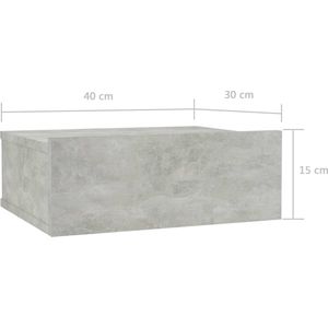 vidaXL-Nachtkastje-zwevend-40x30x15-cm-bewerkt-hout-betongrijs
