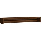 vidaXL Monitorständer Betongrau 100x24x13 cm Holzwerkstoff