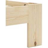 vidaXL Bedframe massief grenenhout 100x200 cm