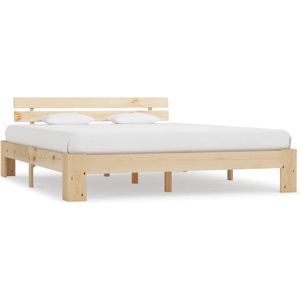 VidaXL Bedframe Massief Grenenhout 180x200 cm