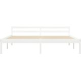 vidaXL-Bedframe-massief-grenenhout-wit-180x200-cm