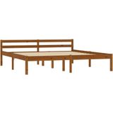 VidaXL Bedframe Massief Grenenhout Honingbruin 160x200 cm