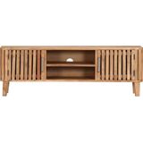 vidaXL Tv-meubel 130x30x45 cm massief acaciahout