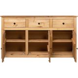 VidaXL-Dressoir-Panama-Range-135x40x80-cm-massief-grenenhout