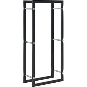 Vidaxl - Brennholzregal Schwarz 44 x 20 x 100 cm Stahl