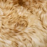 Teppich Schafspelz 60x180 cm Braun Melange vidaXL
