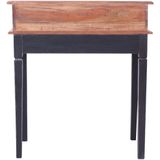 vidaXL - Schrijftafel - Hout - Mahonie - 90x50x101 cm