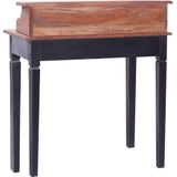 vidaXL - Schrijftafel - Hout - Mahonie - 90x50x101 cm