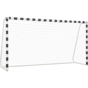 vidaXL-Voetbaldoel-300x160x90-cm-metaal-zwart-en-wit