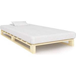 vidaXL-Bedframe-pallet-massief-grenenhout-100x200-cm