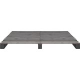 vidaXL-Bedframe-pallet-massief-grenenhout-grijs-200x200-cm
