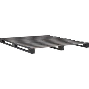 vidaXL-Bedframe-pallet-massief-grenenhout-grijs-200x200-cm
